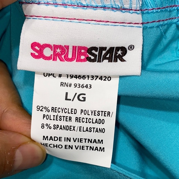 Scrubstar Teal Scrub Set - Picture 13 of 14